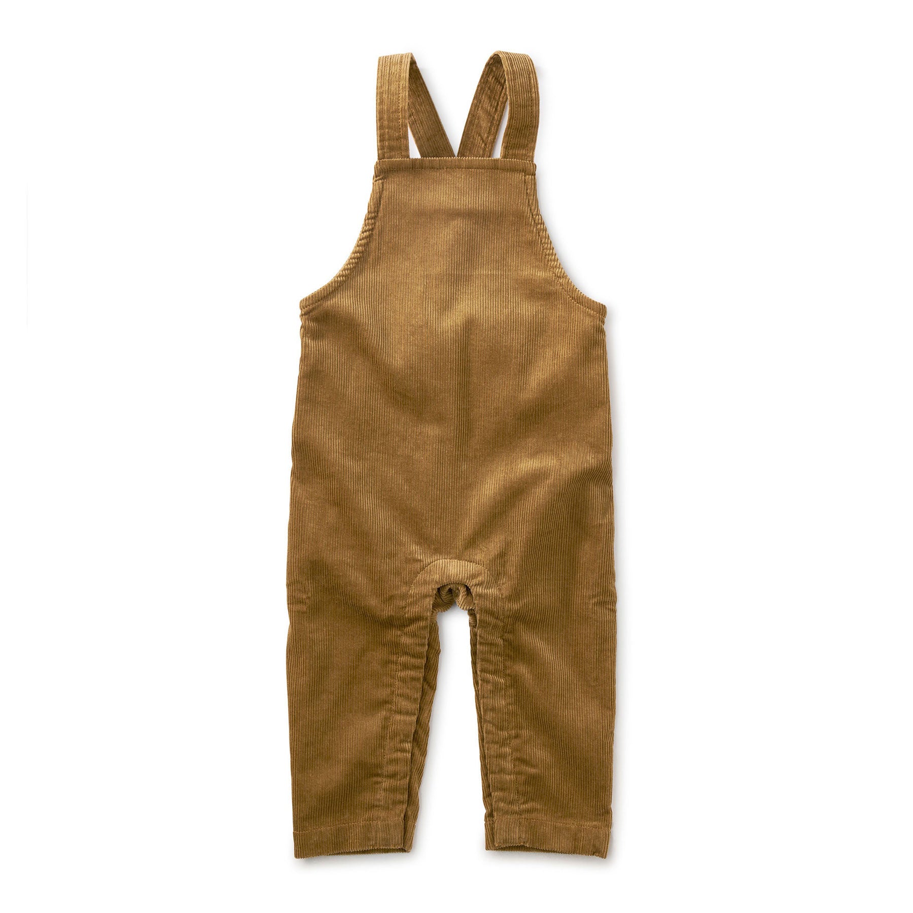 Corduroy Baby Overalls - Raw Umber - TEA