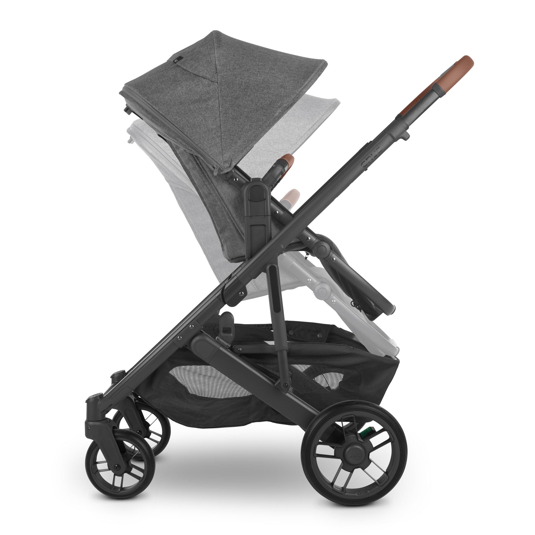 Seat attached to UPPAbaby Upper Adapter - CRUZ V2