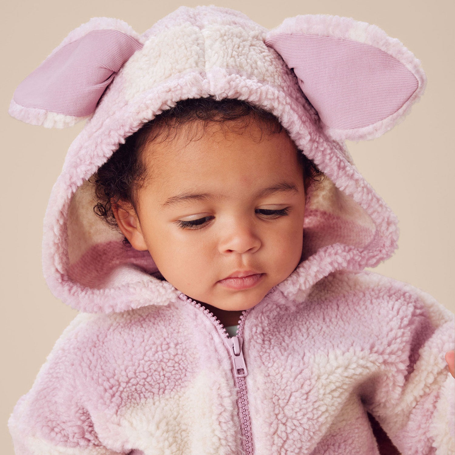 Fleece hoodie with on sale ears