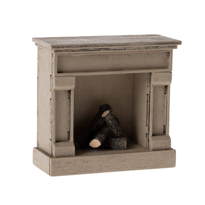 Maileg Mouse Fireplace - Off White