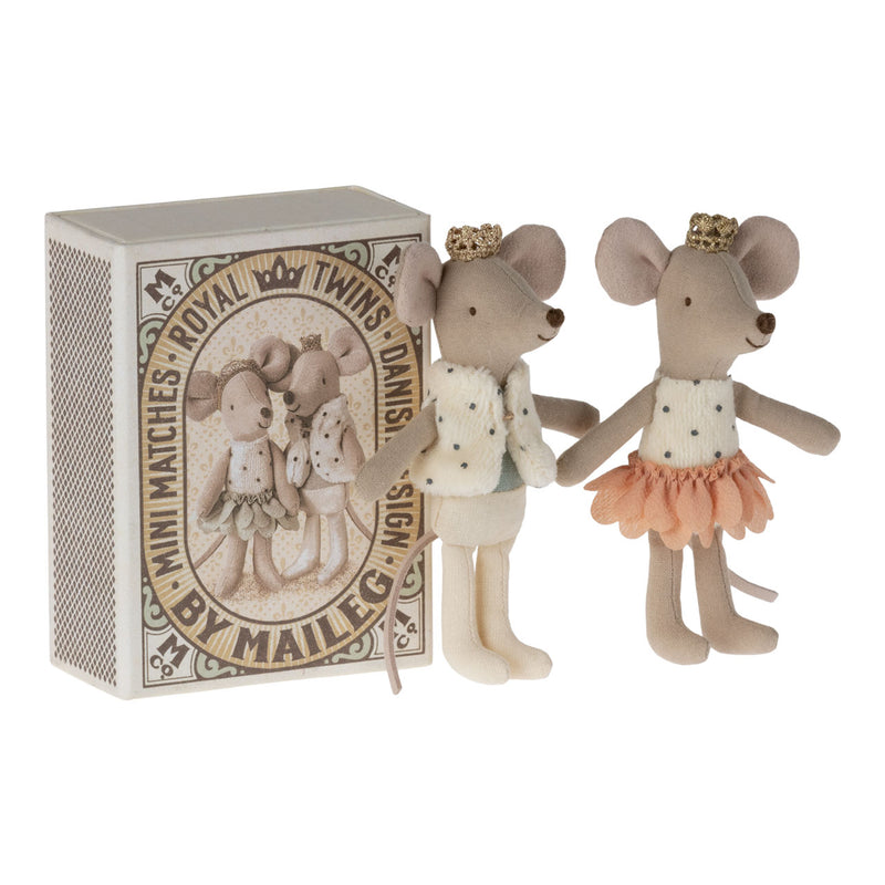 Maileg Royal Twins Mice - Little Sister and Brother in Box