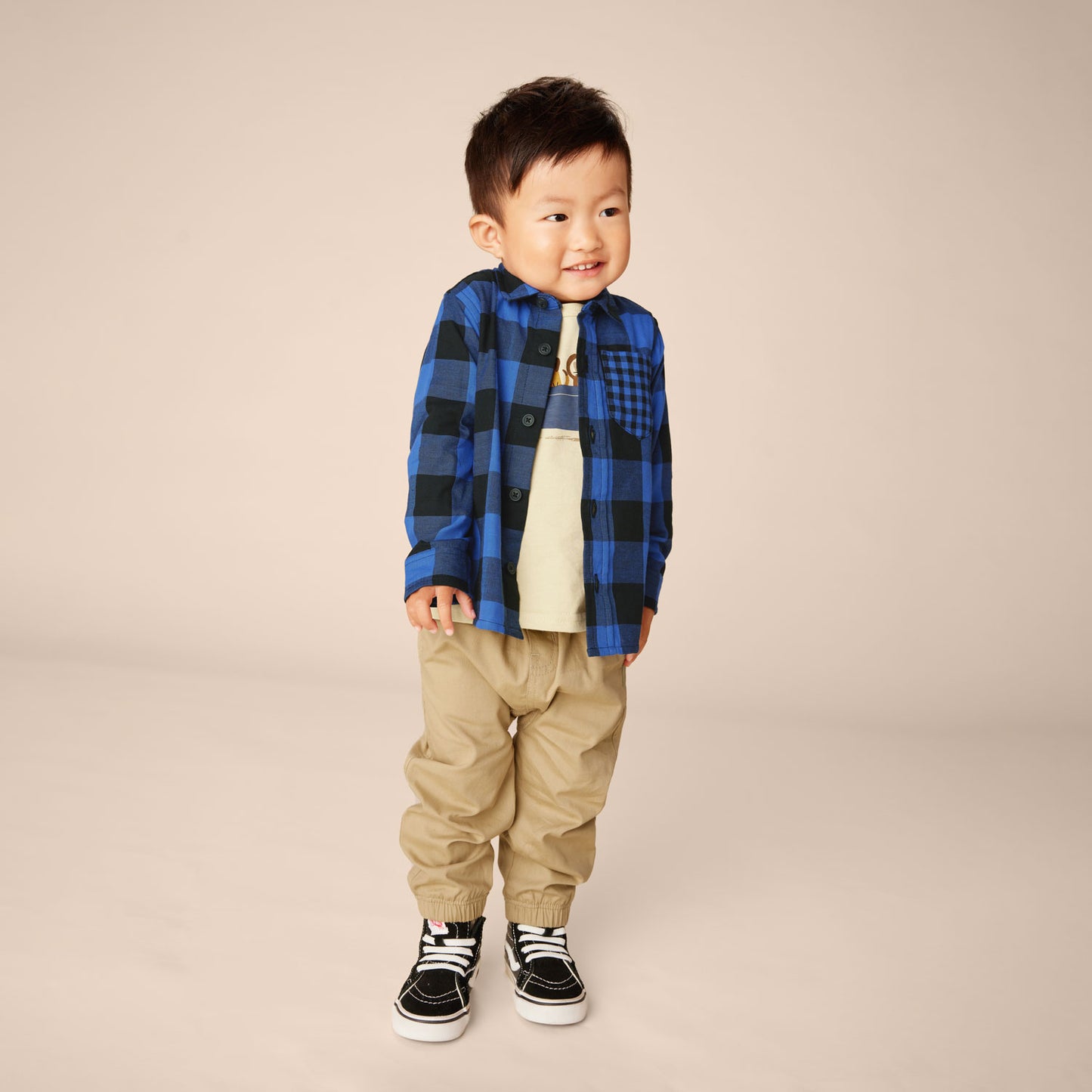 Tea Collection Woven Baby Joggers - Dune Grass