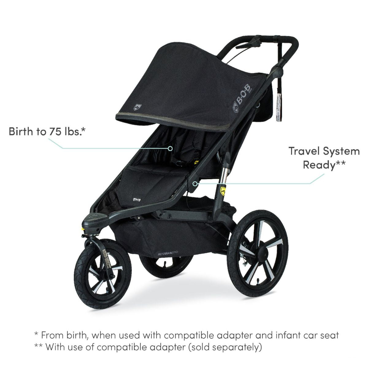 Jogging stroller up sales to 75 lbs