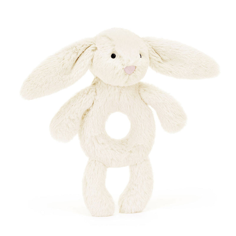 Jellycat Bashful Bunny Ring Rattle - Cream