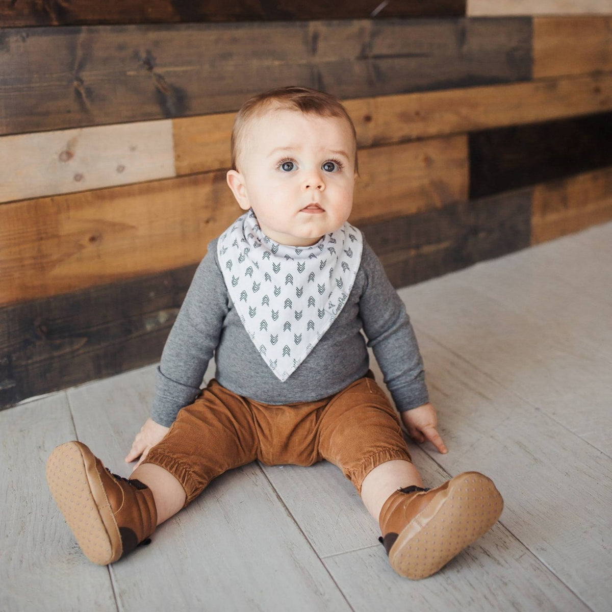 Copper Pearl Baby Bandana Bibs - Alta