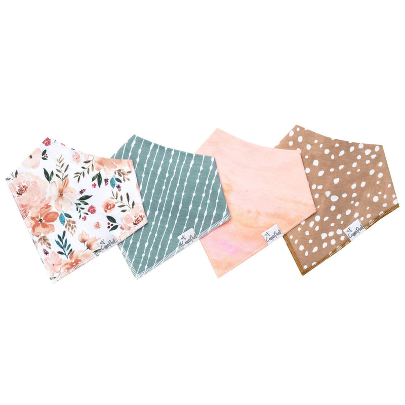 Copper Pearl Baby Bandana Bibs - Autumn