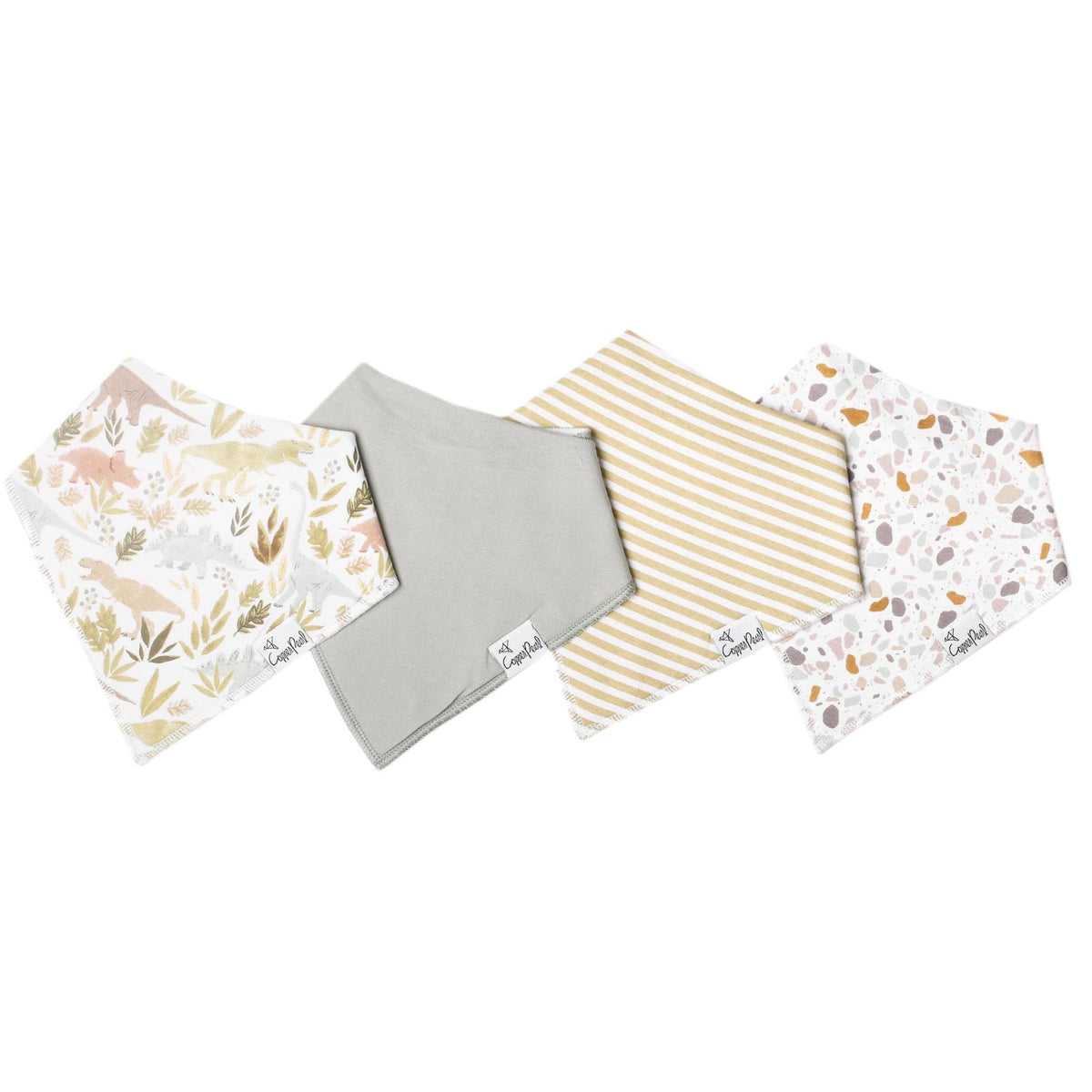 Copper Pearl Baby Bandana Bibs - Rex