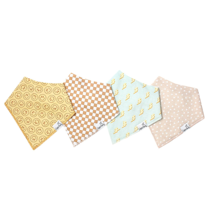 Copper Pearl Baby Bandana Bibs - Vance