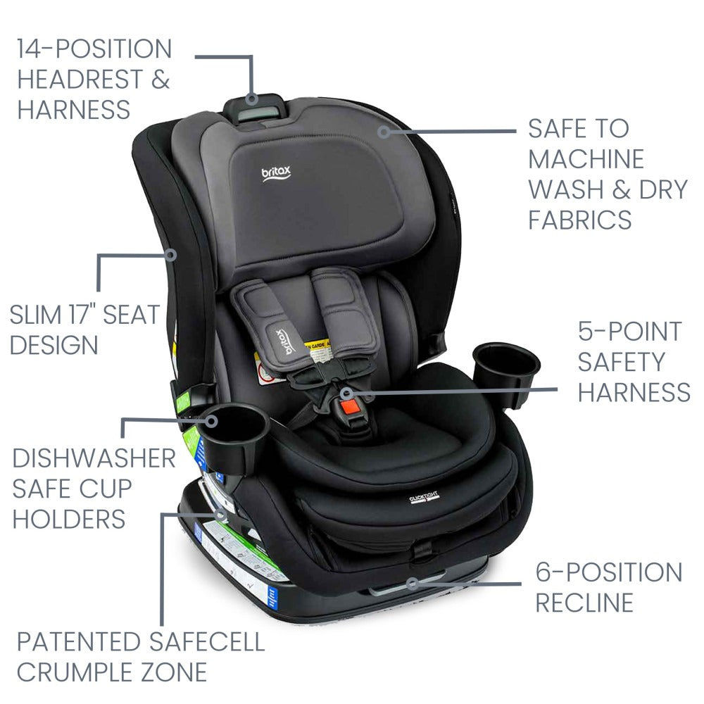 Britax Poplar ClickTight Convertible Car Seat The Baby Cubby