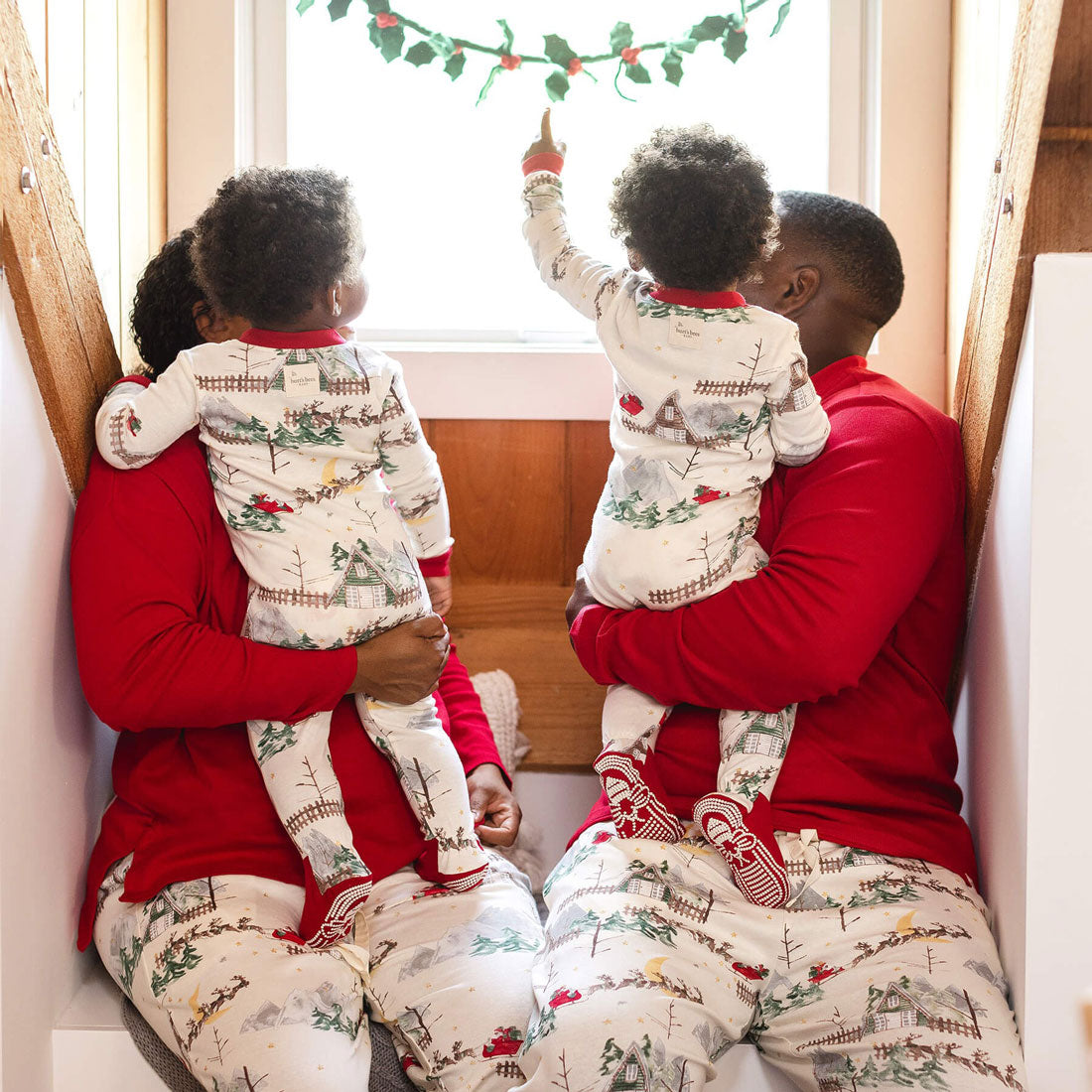 Burts bees store family christmas pajamas