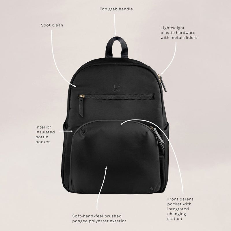 JuJuBe Deluxe Backpack - Black