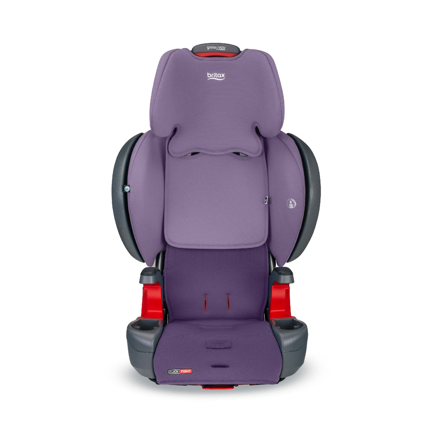 Britax Grow With You ClickTight Plus Harness-2-Booster Seat - Purple Ombre Safewash