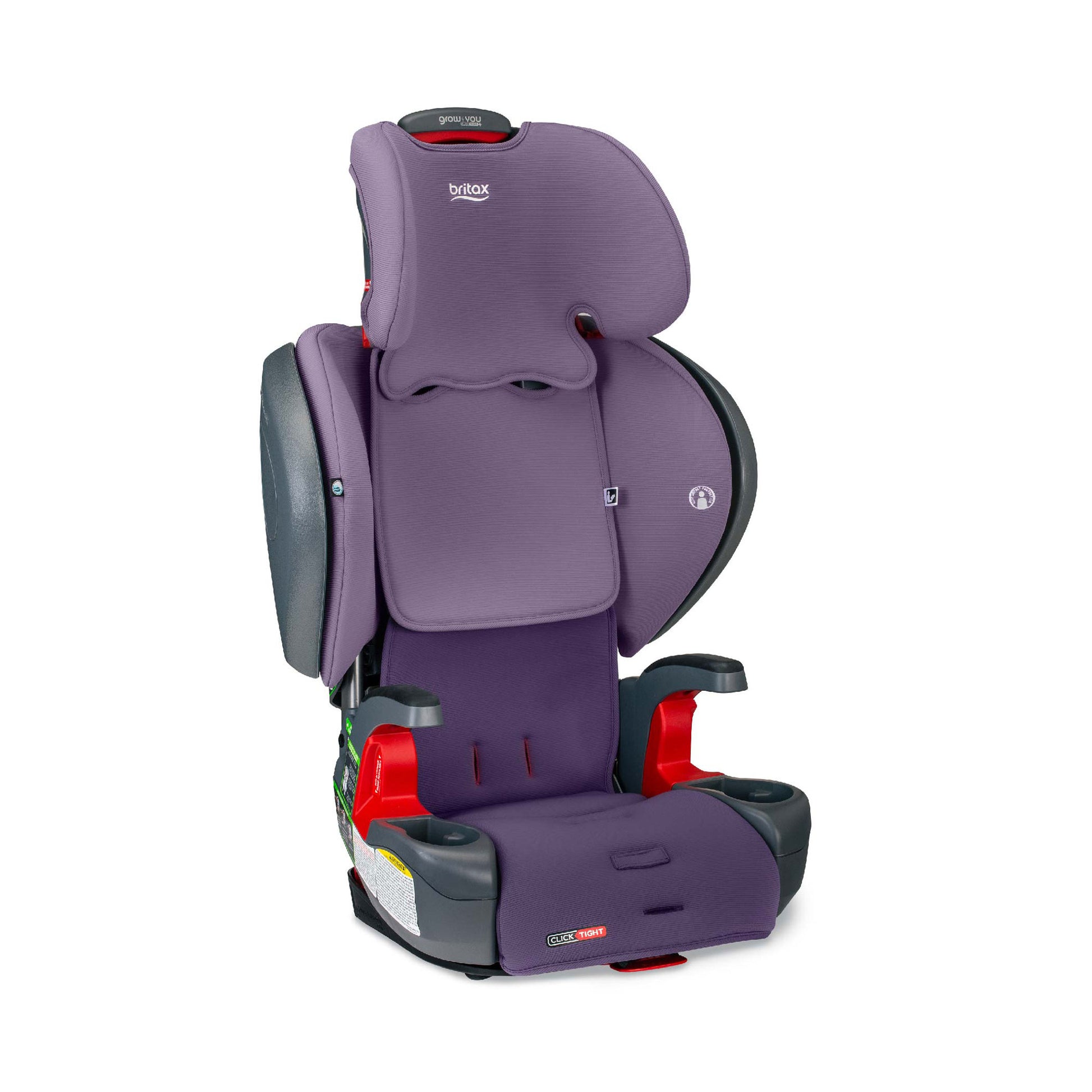 Britax Grow With You ClickTight Plus Harness-2-Booster Seat - Purple Ombre Safewash