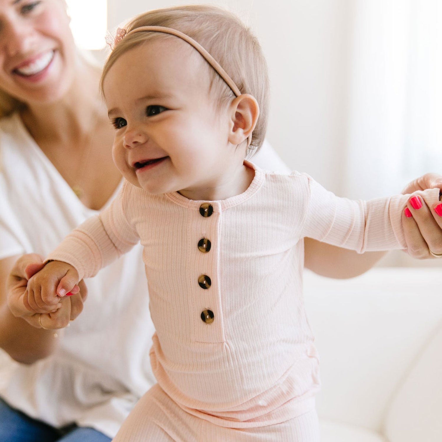 Lou popular Lou & Company NEWBORN Wren Ribbed Top + Bottoms