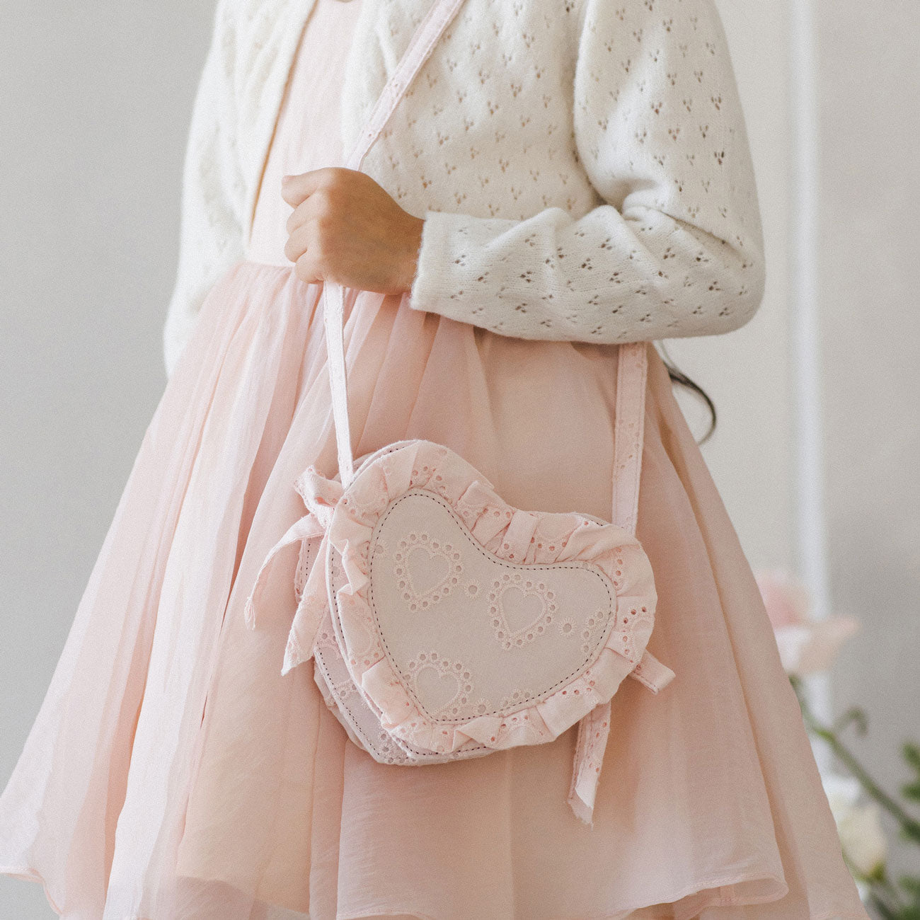 Noralee Heart Purse - Blush