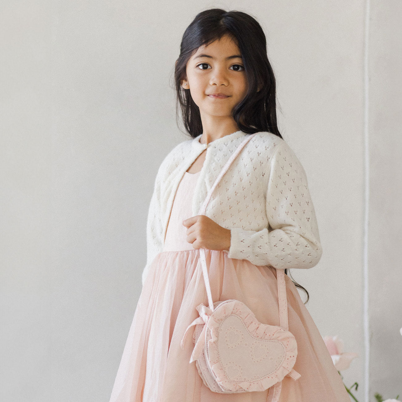 Noralee Heart Purse - Blush