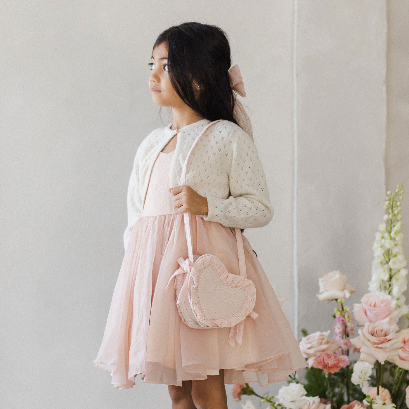 Noralee Heart Purse - Blush