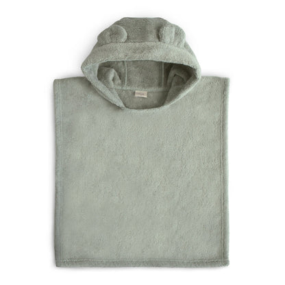 Mushie Bear Poncho Towel - Moss