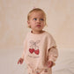 Quincy Mae Relaxed Fleece Sweatshirt - Mon Amour - Antique