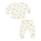 Rylee and Cru Long Sleeve Tee + Pant Set - Desert - Ivory