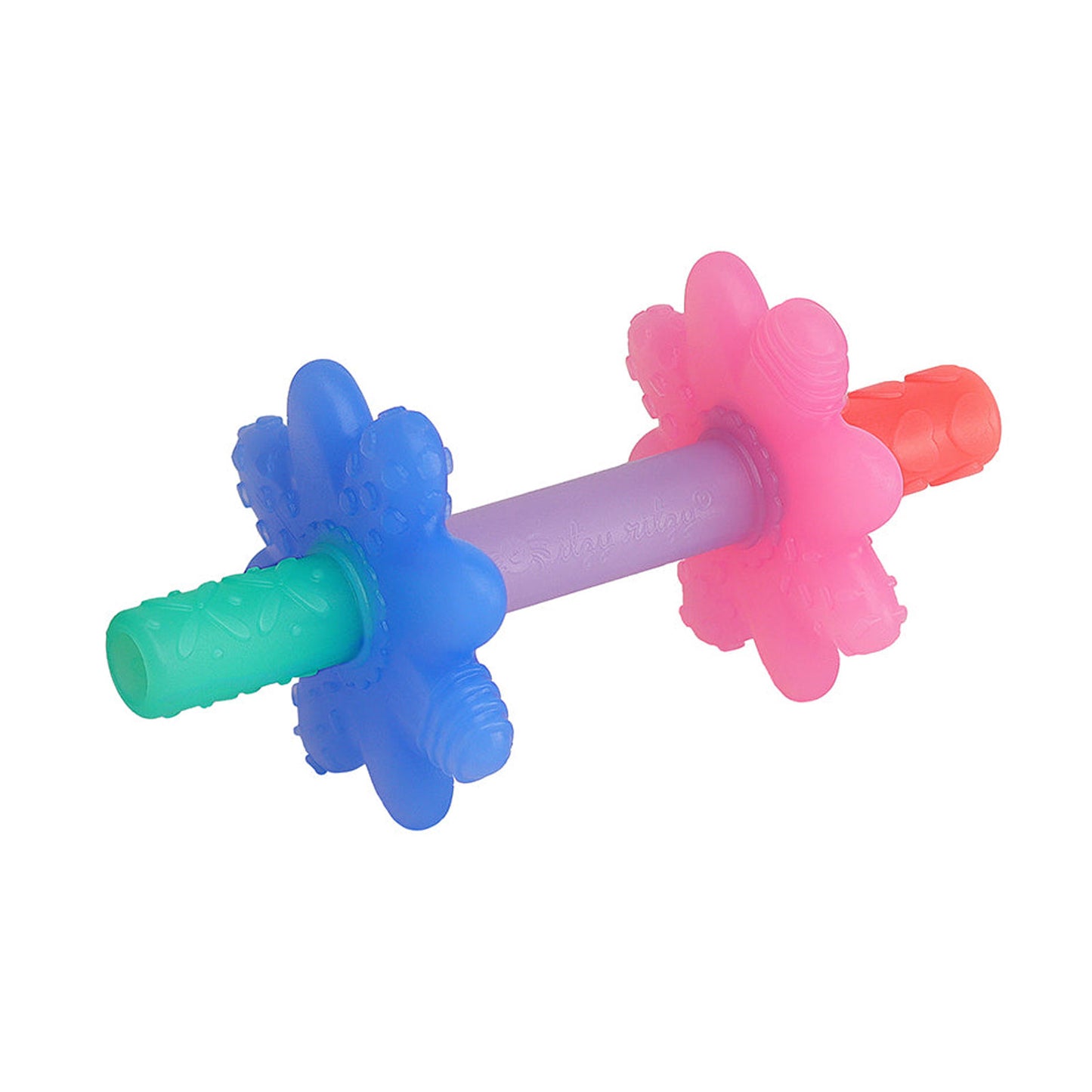 Itzy Ritzy Teensy Tube Teether - Pink Rainbow