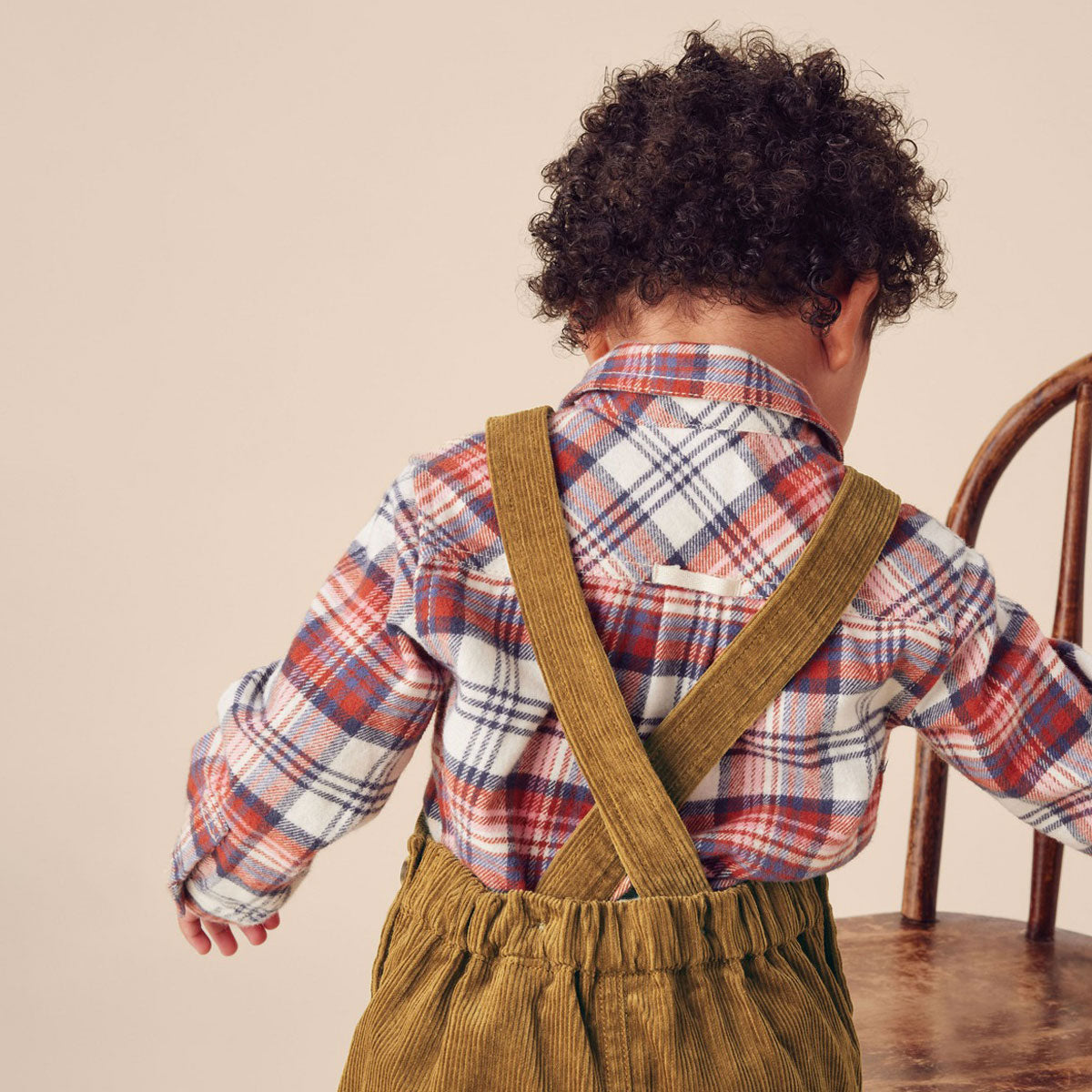 Tea Collection Corduroy Baby Overalls - Raw Umber | The Baby Cubby