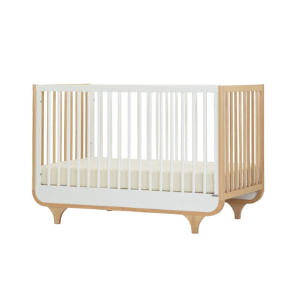 Dadada Jolly 3-in-1 Convertible Crib - White / Natural