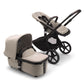 Bugaboo Fox 5 Complete Stroller - Black Chassis / Desert Taupe Fabric / Desert Taupe Canopy