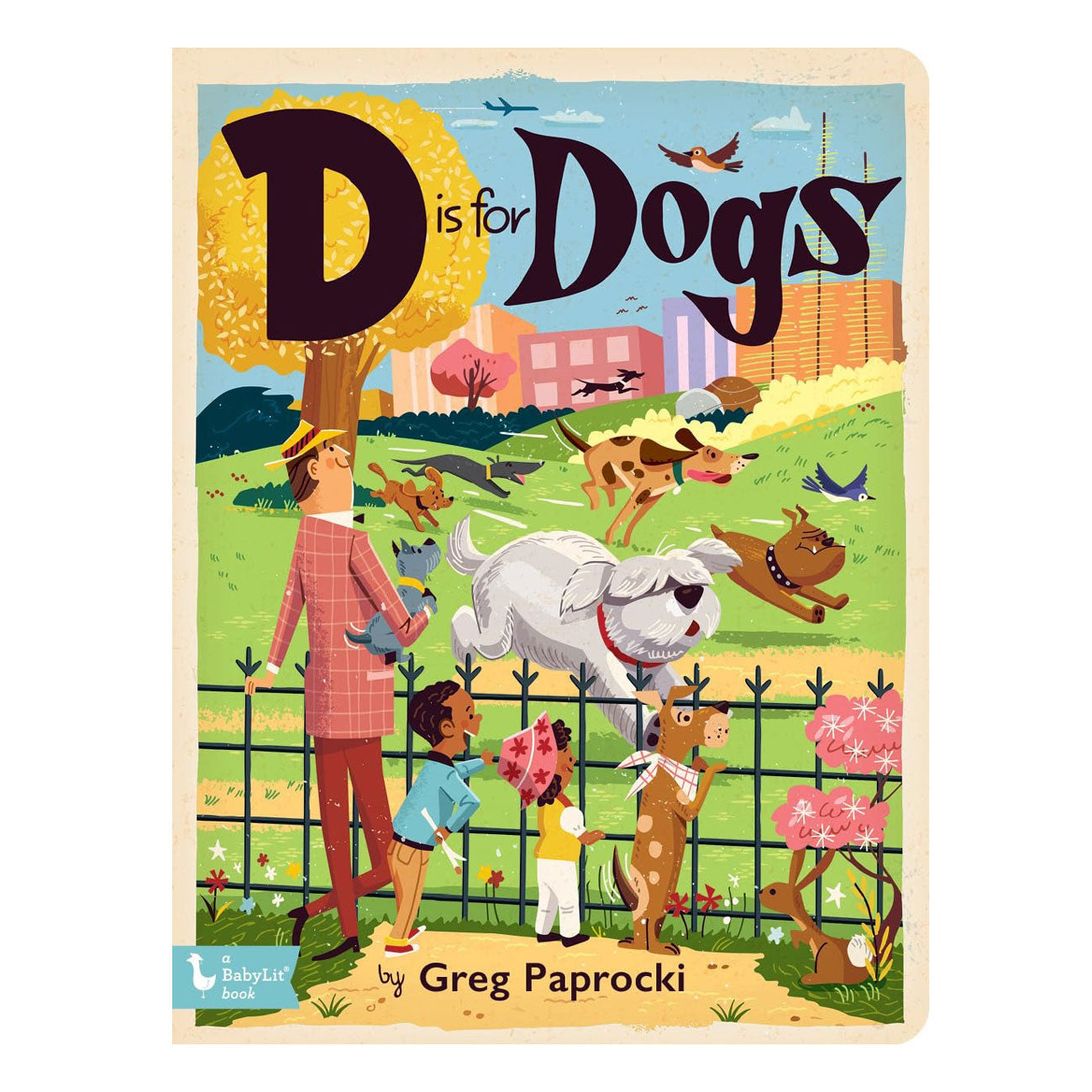 BabyLit Alphabet Primer Board Books - D is for Dogs