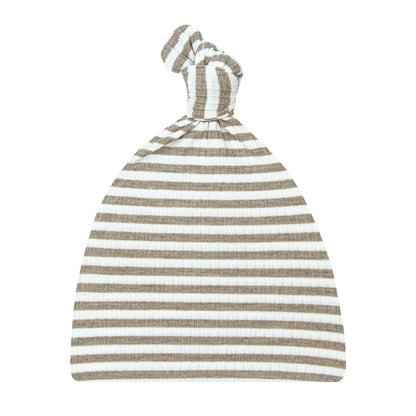 Lou Lou and Company Ribbed Top Knot Hat - Indy