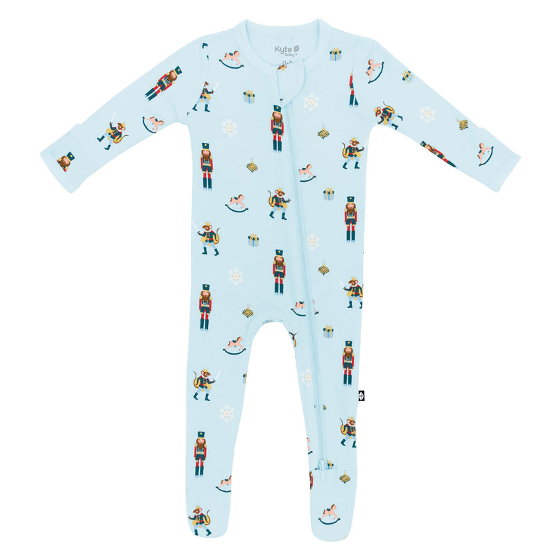 Kyte Baby Zippered Footie - Nutcracker