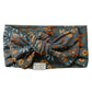 Mebie Baby Bamboo Head Wrap - Navy Floral