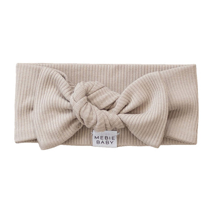 Mebie Baby Ribbed Head Wrap - Oatmeal