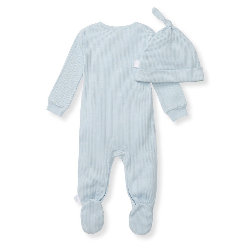 Burt's Bees Sweet Rib Jumpsuit Set - Ocean