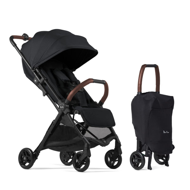 Silver Cross Jet 5 Compact Stroller - Black