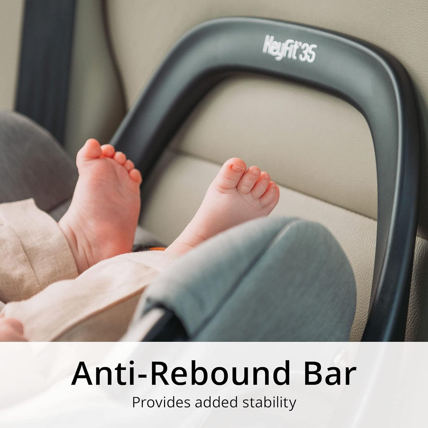 Anti-rebound bar of Chicco KeyFit 35 ClearTex Infant Car Seat - Cove