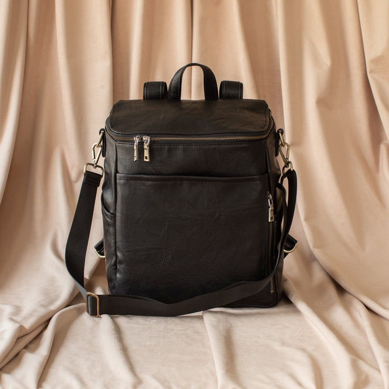 Azaria La Mere Backpack Original - Vintage Black with Gold