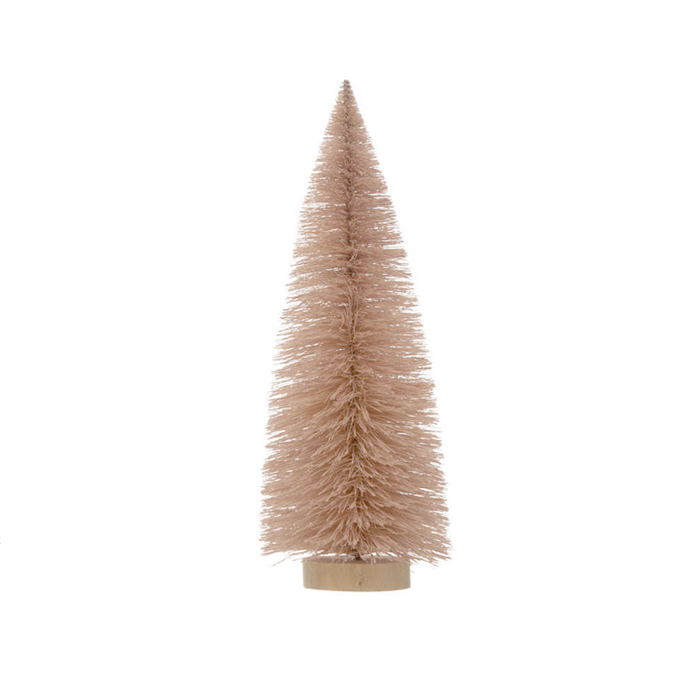 Sisal Bottle Brush Tabletop Tree Color: Pink Ombre, Size: 12 H x 5 W x 5 D