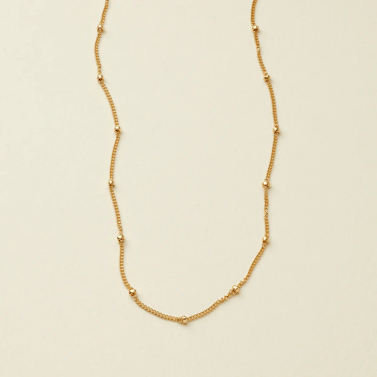 Plated Gold Satellite Chain Necklace – The Bead Shop