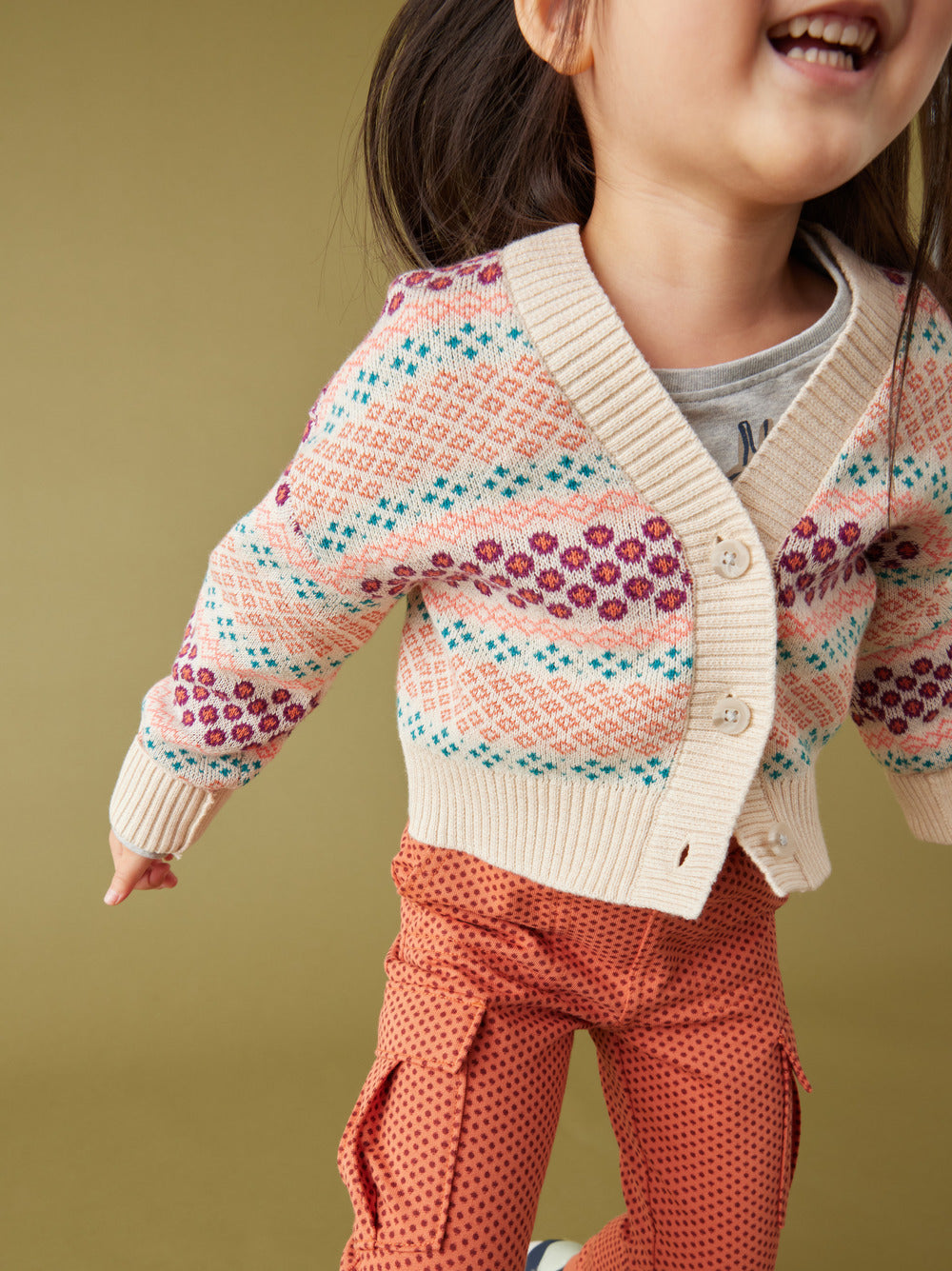 Baby girl hotsell fair isle cardigan