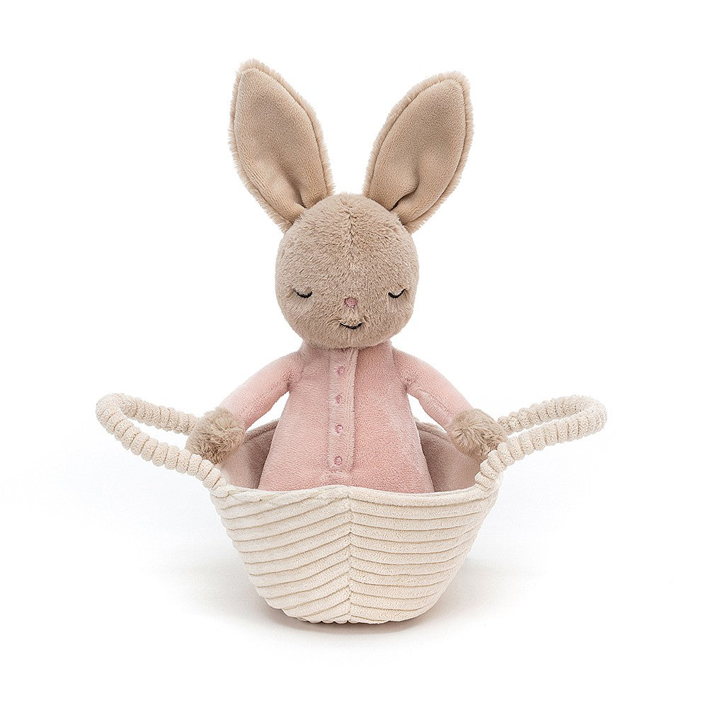 Jellycat Rock-A-Bye Bunny with Cradle