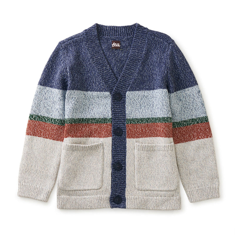 Tea Collection Marled Stripe Pocket Cubby Cardigan - Baby | Triumph The