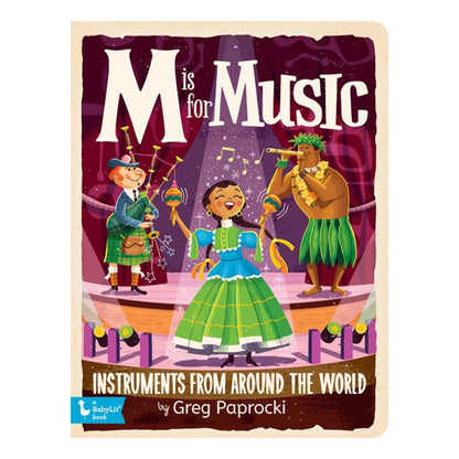 BabyLit Alphabet Primer Book - M is for Music