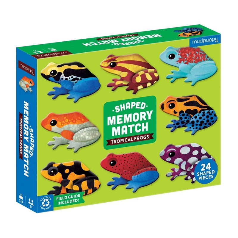 Shaped Memory Match: Tropical Frogs [Book]