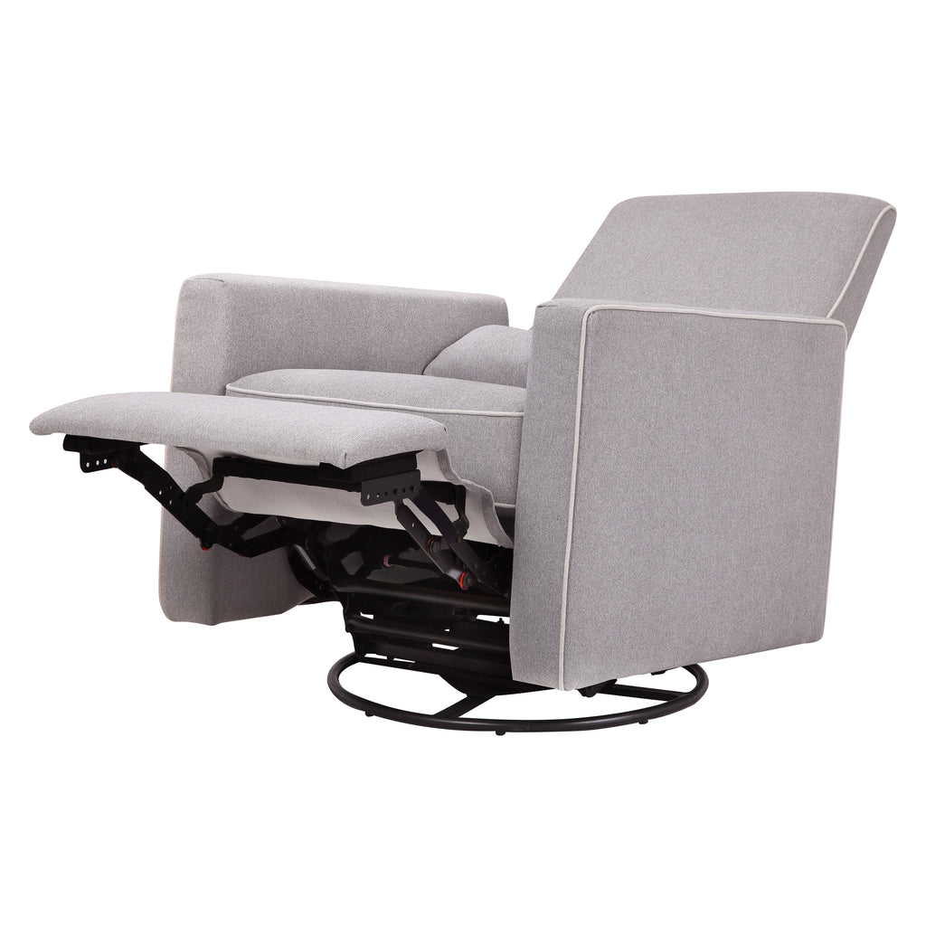 DaVinci Piper Recliner Swivel Glider Dark Grey